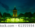 Mannheim - Water Tower at Night 61355934