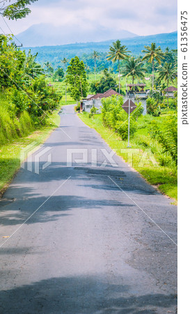 Rural road in Sediment District, Bali Island, Indonesia 61356475