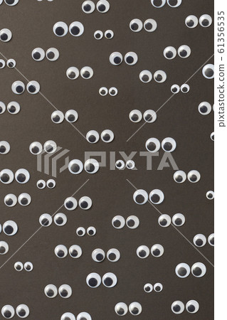 Plastic Googly eyes background for toys and dolls. Plastic Googly eyes background for toys and dolls. 61356535