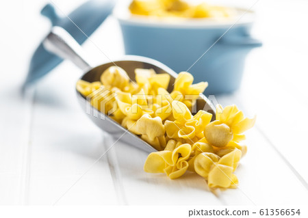 Italian stuffed pasta. Sacchettini pasta. 61356654