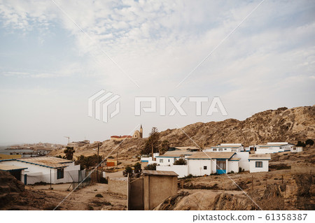 Luderitz, Namibia a tourist town popular for its diamond mining 61358387