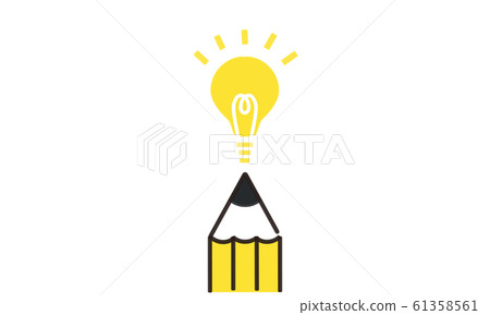 Handwritten image of pencil and inspiration Handwritten image of pencil and inspiration 61358561