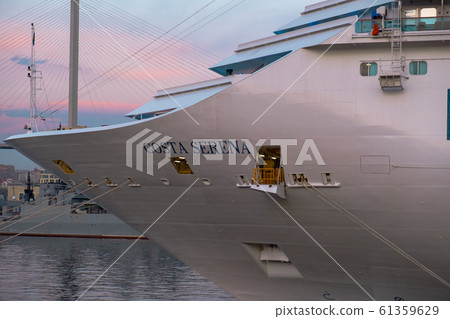 Vladivostok, Russia - May 07, 2019: Liner Costa 61359629