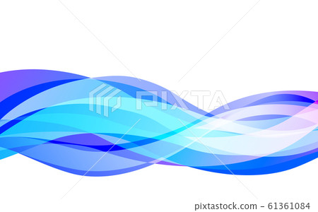 藍色漸變波形數字網絡背景 藍色漸變波形數字網絡背景 61361084