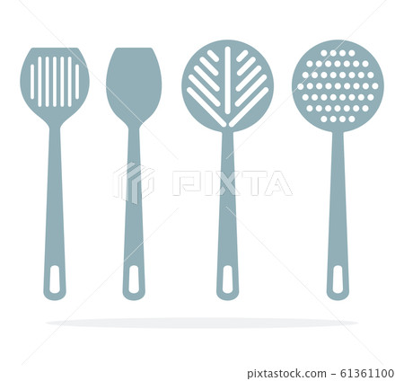 Skimmer for cooking vector flat material design isolated object on white background. 61361100