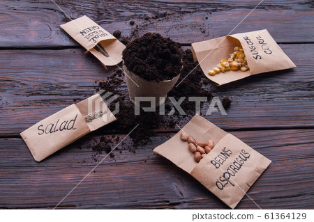 Planting fibre cardboard cup concept. Planting fibre cardboard cup concept. 61364129