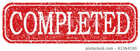 Business stamp illustration / COMPLETED 61364330