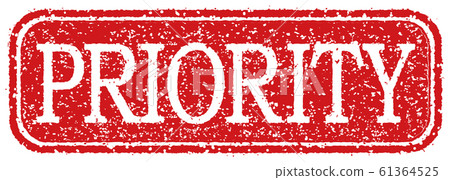 Business stamp illustration / PRIORITY (priority) Business stamp illustration / PRIORITY (priority) 61364525