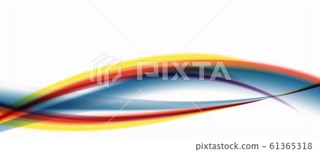 Line wave art illustration on light backdrop. Vector abstract design banner template. Business template Line wave art illustration on light backdrop. Vector abstract design banner template. Business template 61365318