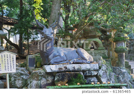 Deer statue at Kasuga Taisha Shrine 61365465