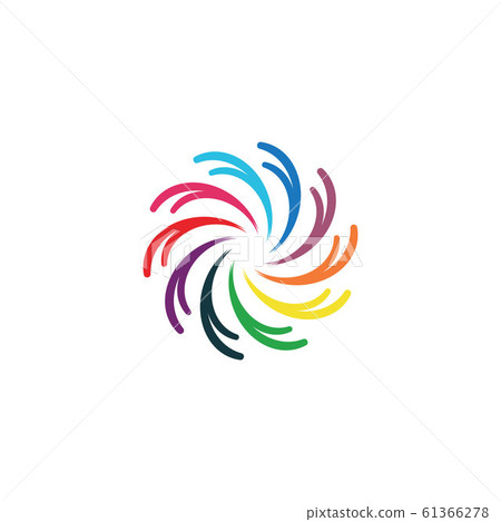 vortex vector illustration icon 61366278