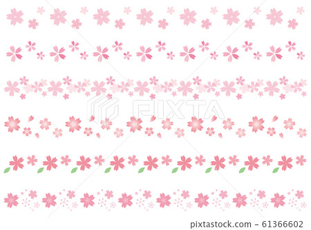 Cherry decoration border set 61366602