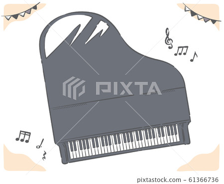 Illustration material for piano 61366736