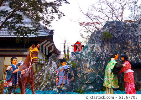 Shinshu Nagano Pref.Nagawa Town Reiwa 2nd Year Otaya Festival Float Tate Iwomagata Rock Site 61367705