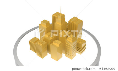 Building / Urban / Redevelopment / CG - Stock Illustration [61368909 ...