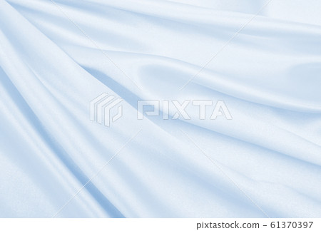 Smooth elegant blue silk or satin luxury cloth 61370397