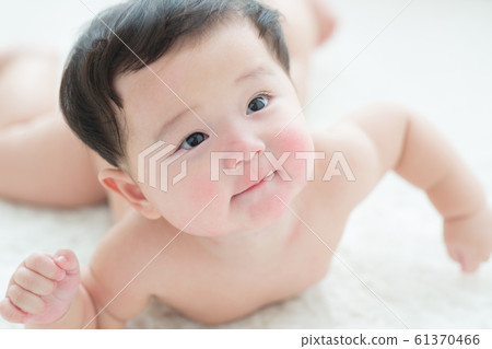 6 month cute baby 6 month cute baby 61370466