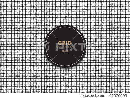 Abstract grid black stripes rough lines on white Abstract grid black stripes rough lines on white 61370695