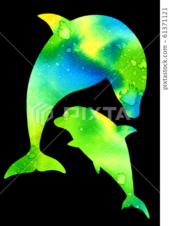 Dolphin Silhouette Dolphin Silhouette 61371121