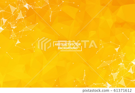 Abstract Geometric Yellow Polygonal background - Stock Illustration ...