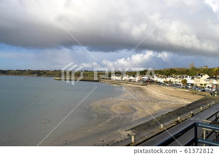 Cancale, a port town in Brittany 61372812
