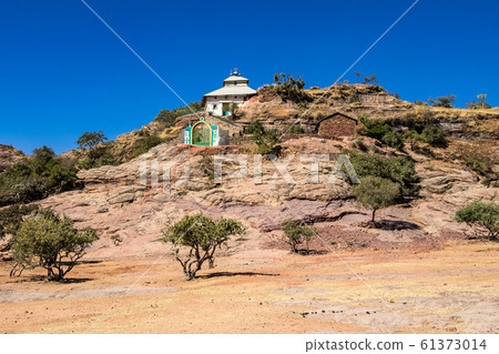 Landscape in Gheralta near Abraha Asbaha in Northern Ethiopia, Africa 61373014