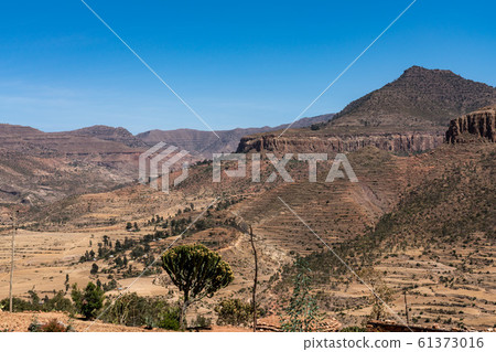 Landscape in Gheralta in Tigray, Northern Ethiopia. Landscape in Gheralta in Tigray, Northern Ethiopia. 61373016