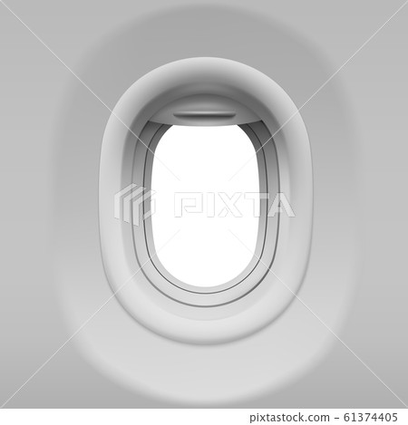Airplane porthole Airplane porthole 61374405