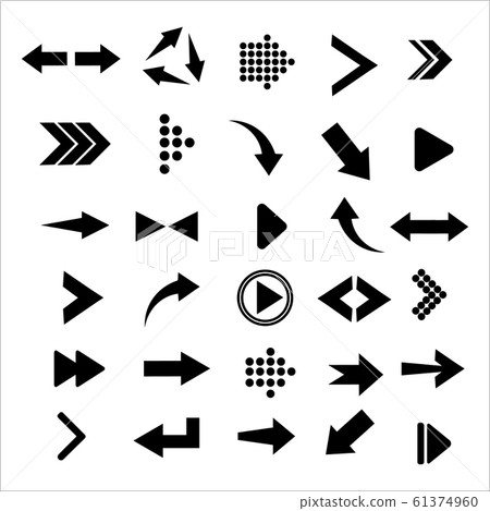 Arrows big black set 61374960