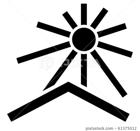 Shipping sign protect from solar radiation 61375012