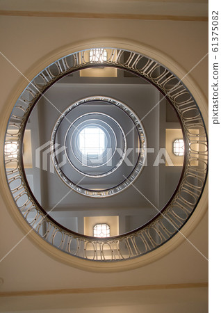 Multistory round ceiling in Hamburg, Germany Multistory round ceiling in Hamburg, Germany 61375082