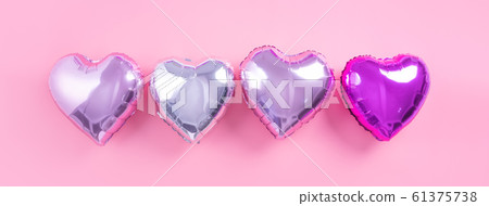 Ki-ball lovers powder-colored background foil balloon pink background valentine 61375738