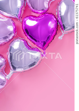 Ki-ball lovers powder-colored background foil balloon pink background valentine Ki-ball lovers powder-colored background foil balloon pink background valentine 61375741