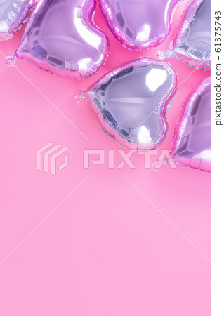 Ki-ball lovers powder-colored background foil balloon pink background valentine 61375743