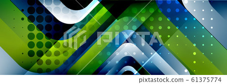Round squares shapes composition geometric abstract background. Vector Illustration Round squares shapes composition geometric abstract background. Vector Illustration 61375774