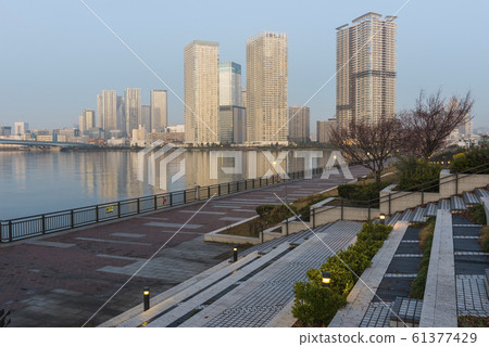 晴海塔公寓在清晨 61377429