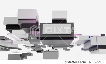 Abstract background of light and dark cubes Abstract background of light and dark cubes 61378246