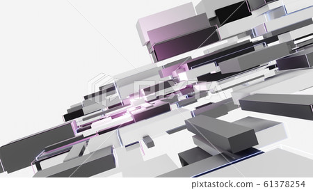 Abstract background of light and dark cubes Abstract background of light and dark cubes 61378254
