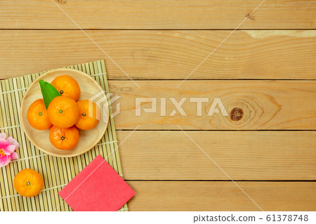 Table top view Lunar New Year & Chinese New Year Table top view Lunar New Year & Chinese New Year 61378748