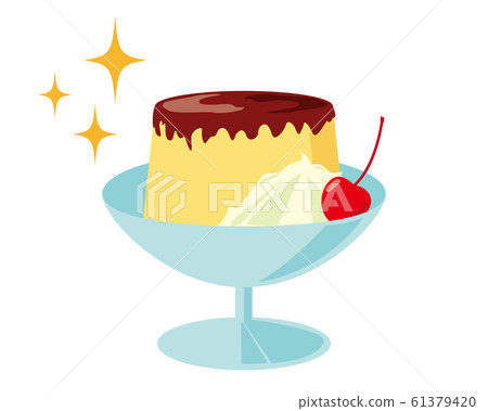 Pudding cherry cream 61379420