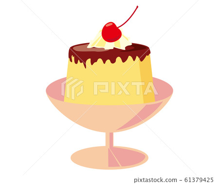 Pudding cherry cream 61379425