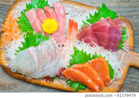 Assorted sashimi Assorted sashimi 61379479