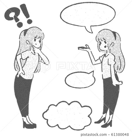 女老師老師業務研討會單色 61380048