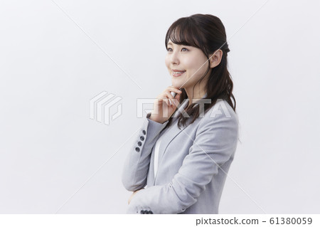 Business woman, portrait, facial expression 61380059