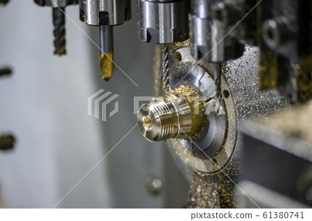 The muti-tasking CNC lathe machine. The muti-tasking CNC lathe machine. 61380741