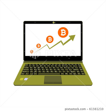 realistic laptop vector illustration display realistic laptop vector illustration display 61381210