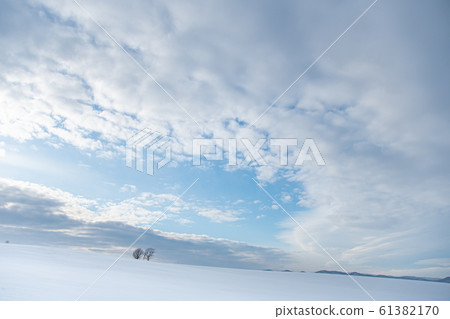 冬天的天空和地球 冬天的天空和地球 61382170