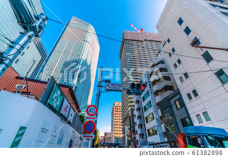 Tokyo cityscape in Japan View around Toranomon 3-chome 61382898