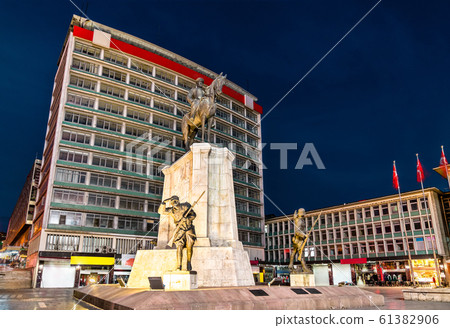 Statue of Mustafa Kemal Ataturk in Ankara, Turkey Statue of Mustafa Kemal Ataturk in Ankara, Turkey 61382906