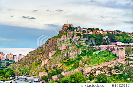 View of Ankara Castle, ancient fortifications in View of Ankara Castle, ancient fortifications in 61382912